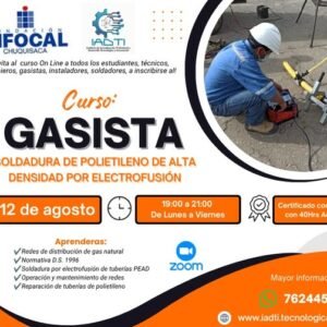 GASISTA - SOLDADURA DE POLIETILENO DE ALTA DENSIDAD POR ELECTROFUSIÓN